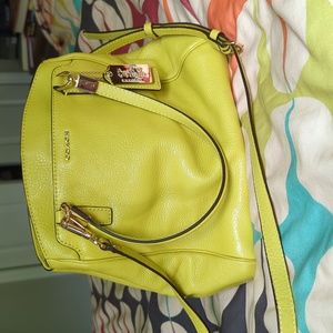Bright COACH crossbody bag